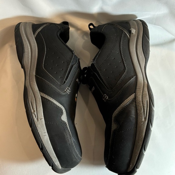 SKECHERS WORK Sz 9.5 Shoes Slip On Steel Toe Composite Plate Work Double Gore - Picture 7 of 9